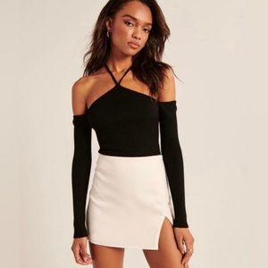 Abercrombie & Fitch Halter Off Shoulder Bodysuit, L